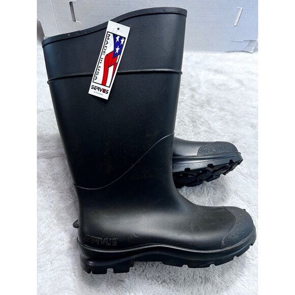 Servus Made In USA Mens Rubber Work Boots Size 10 - Picture 2 of 8